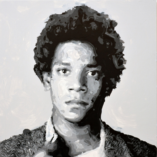 Rob and Nick Carter - RN1266, Jean-Michel Basquiat - Robot Painting - Painting time: 14:41:15 - Stroke count: 6,713, 2-3 December 2019 · © Copyright 2022
