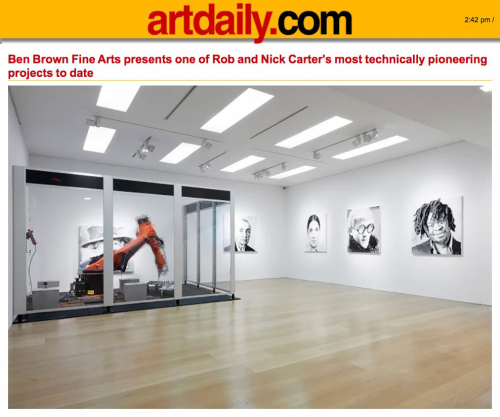 Rob and Nick Carter - Ben Brown Fine Arts presents one of Rob and Nick Carter’s most technically pioneering projects to date, Artdaily (online) · © Copyright 2023