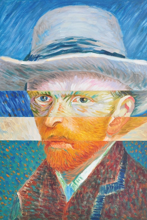 Rob and Nick Carter - RN976, Composite Portrait after Vincent van Gogh III, 2013 · © Copyright 2022